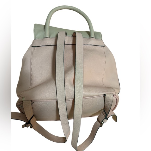 Indigo brand pink and cream mini travel backpack - Picture 2 of 8